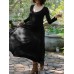 Women Solid Elastic V Neck Maxi Length Street Casual Midi Dresses