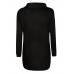 Women Casual Turtleneck Long Sleeve Solid Color Sweaters